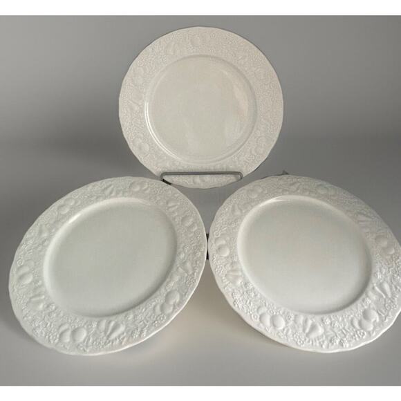 (3) Harmony House 10” Dinner Plates "BOUNTY" Fine China 3516 Japan Vintage Fruit - Picture 1 of 6